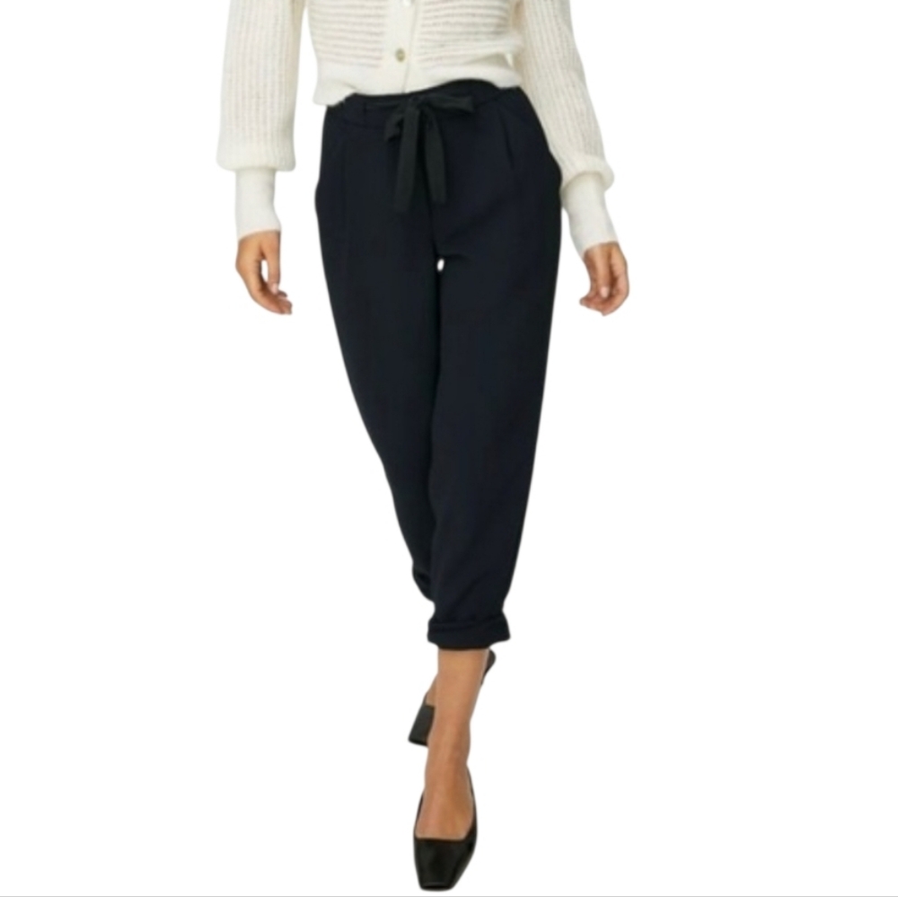 Wilfred Allant Pant Black Tie Cuffed